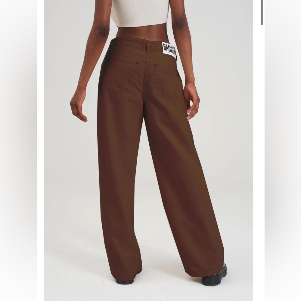 Ragged Priest Brown Wide Leg Jeans 26